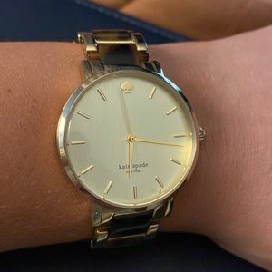 Kate Spade tortoise and gold watch